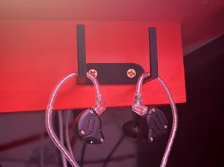 Under desk iem hooks