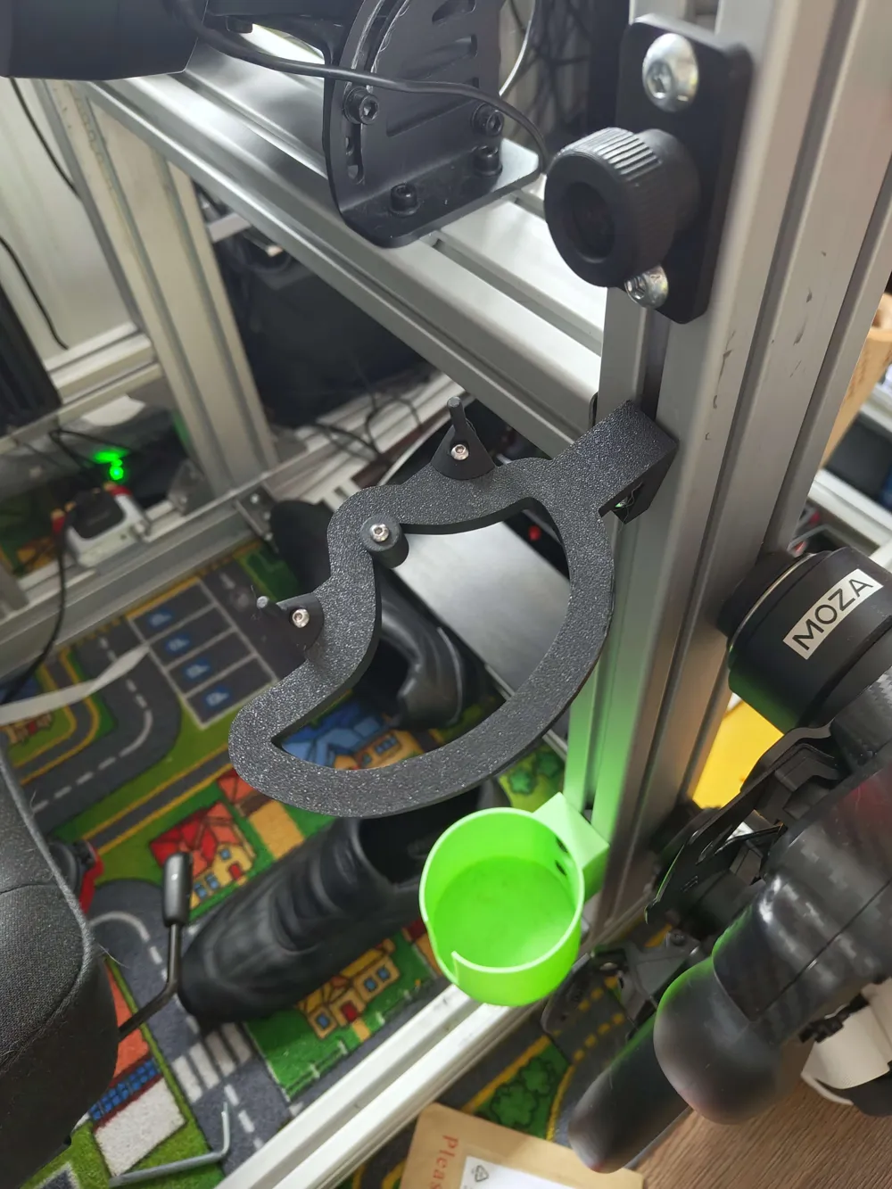 Logitech M575 sim rig mount - Free 3D Print Model - MakerWorld