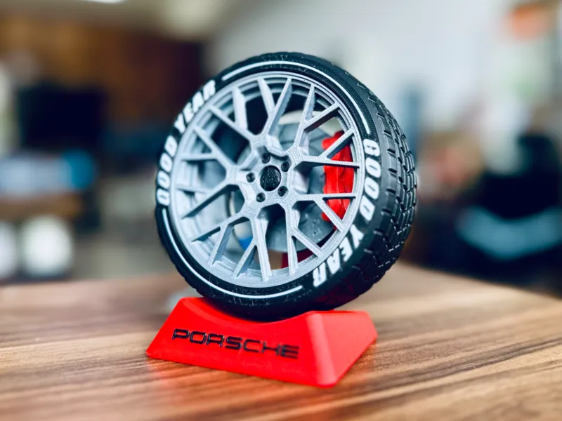Porsche Wheel Desktop Ornament