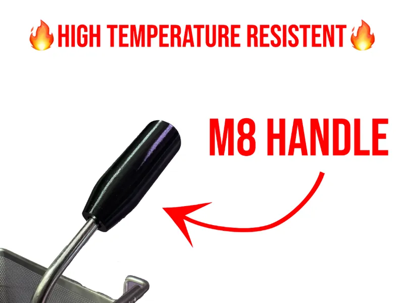 Maniglie universali con foro M8- ALTA TEMPERATURA