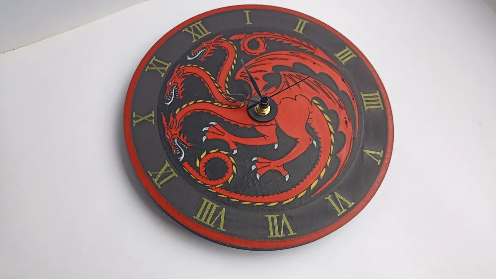 Horloge décorative avec figurine de Dragon, ornement de conception spéciale à collectionner