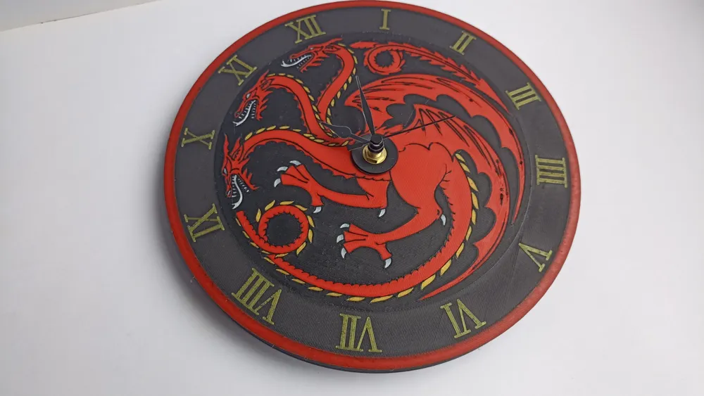 Horloge décorative avec figurine de Dragon, ornement de conception spéciale à collectionner