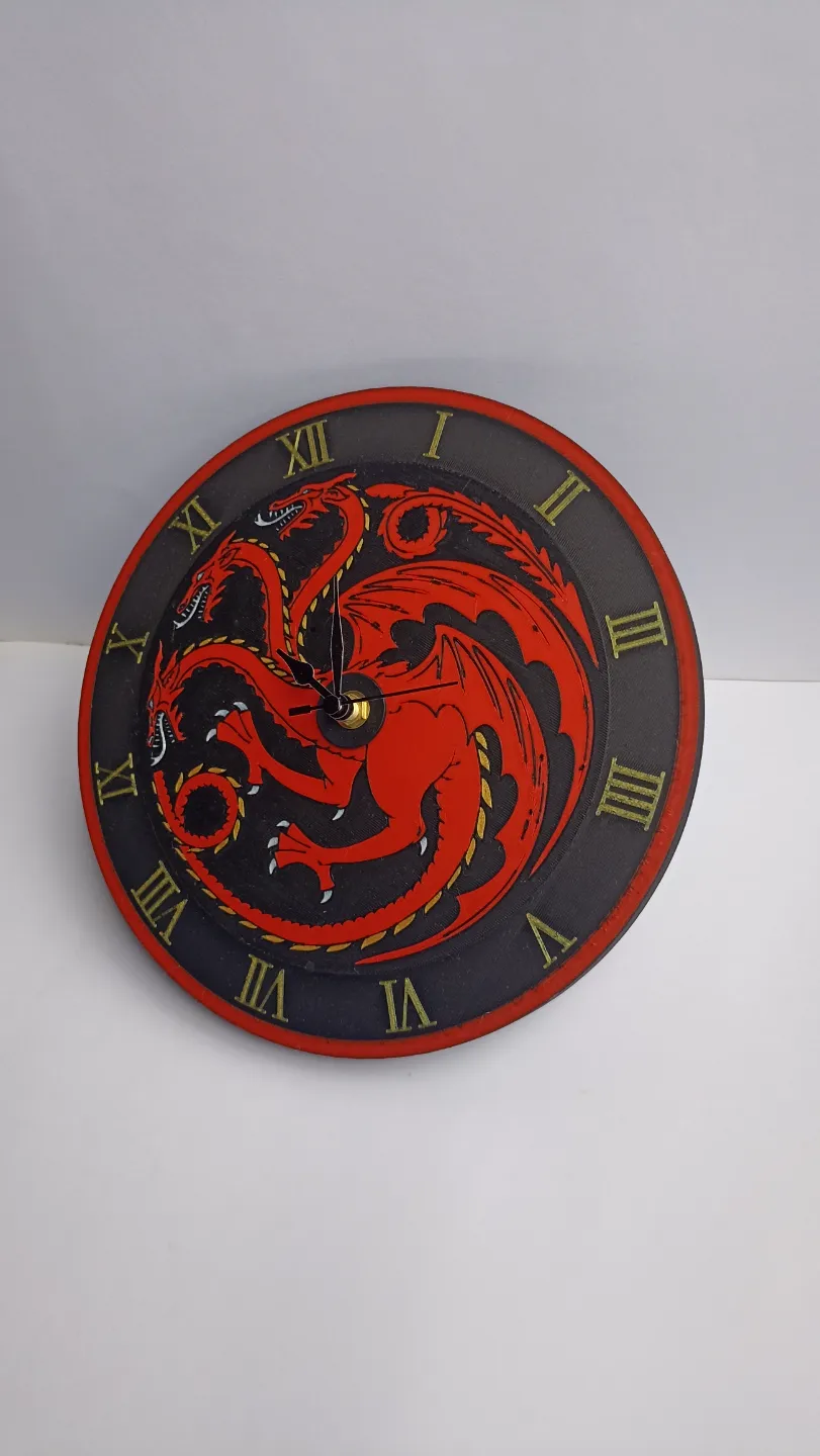 Horloge décorative avec figurine de Dragon, ornement de conception spéciale à collectionner