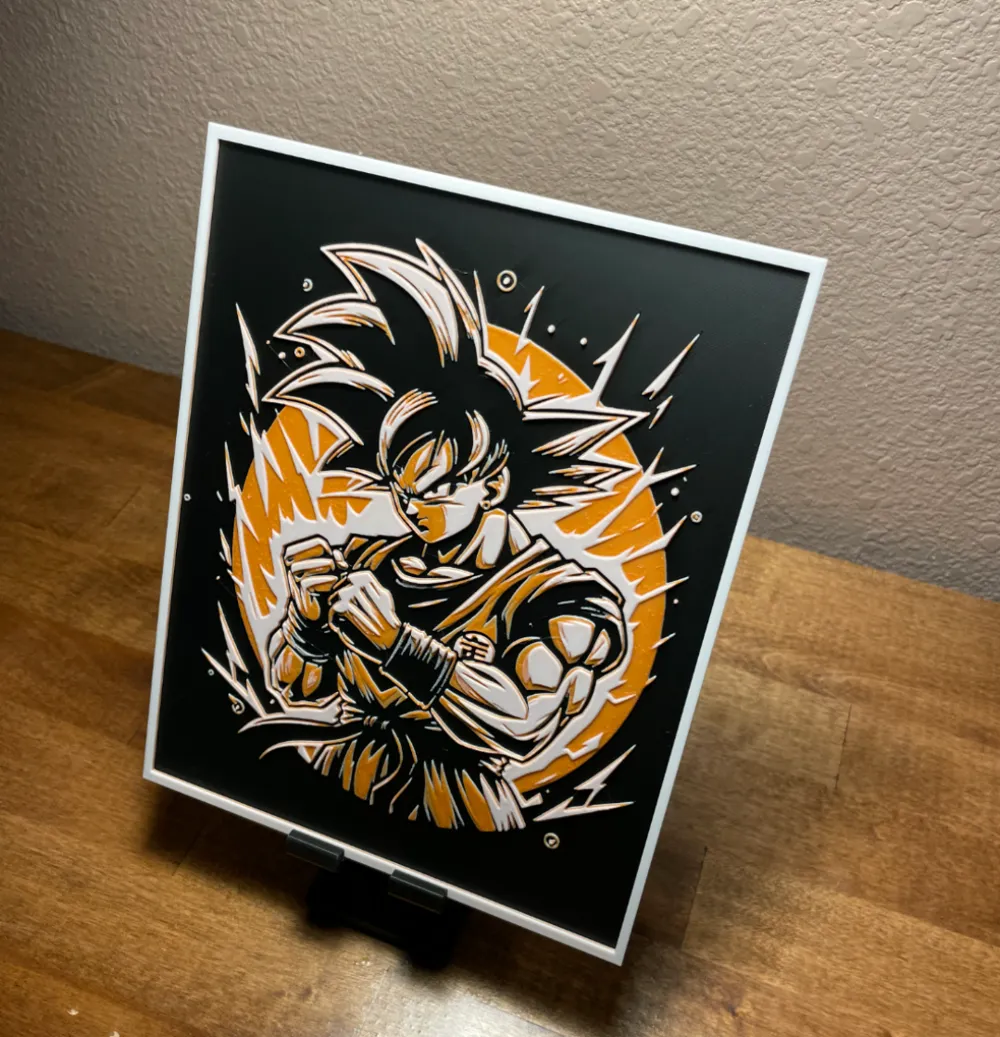 Hueforge - Dragon Ball - Goku Poster