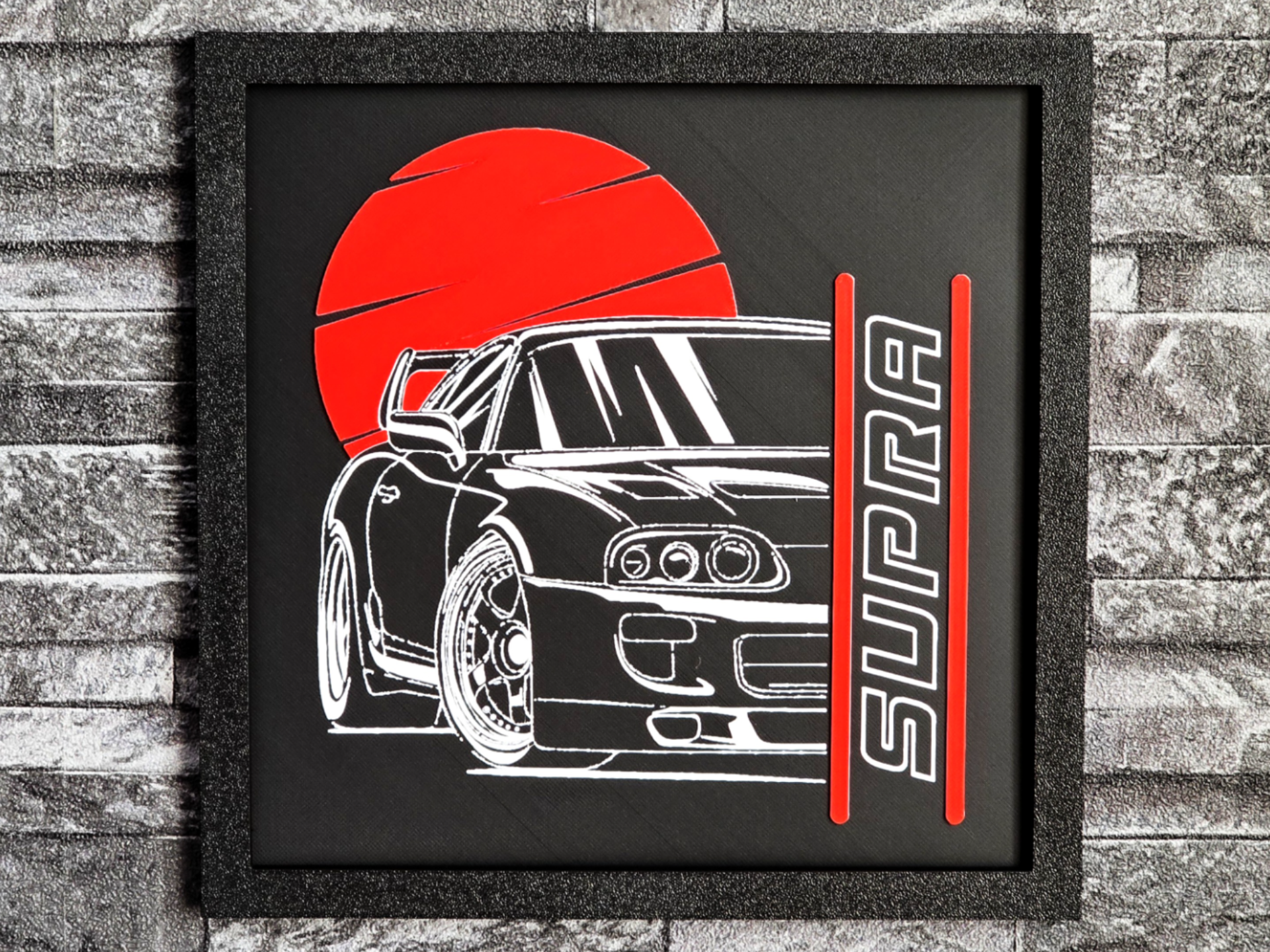 Hueforge Toyota SUPRA Japan Style