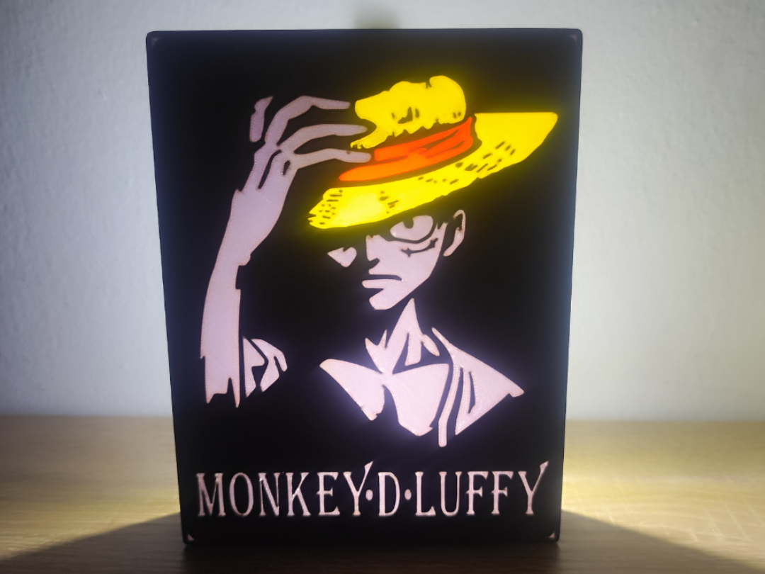 Lichtbox Monkey-D-Luffy (one piece)