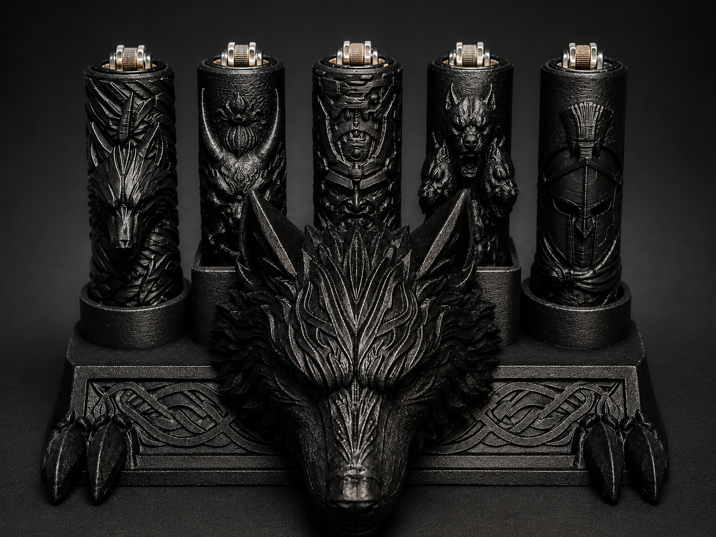 Wolf Clipper Display Stand