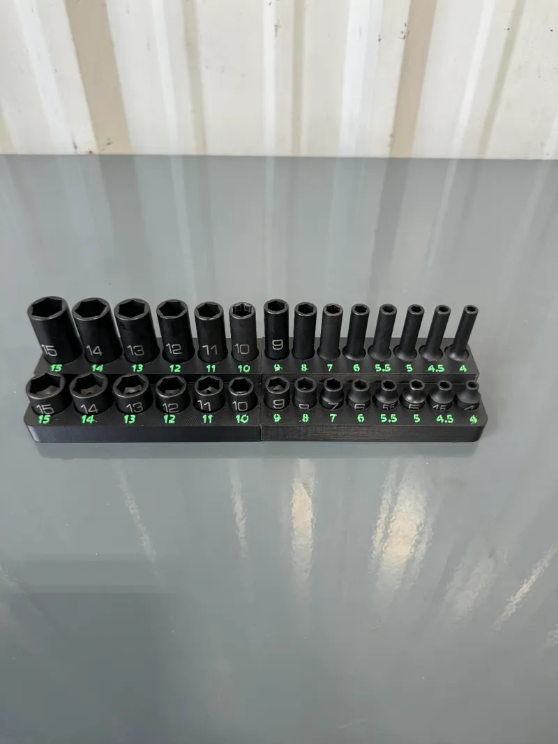 1/4 Deep & Shallow Socket Tray 