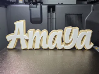 Amaya Letras Personalizado