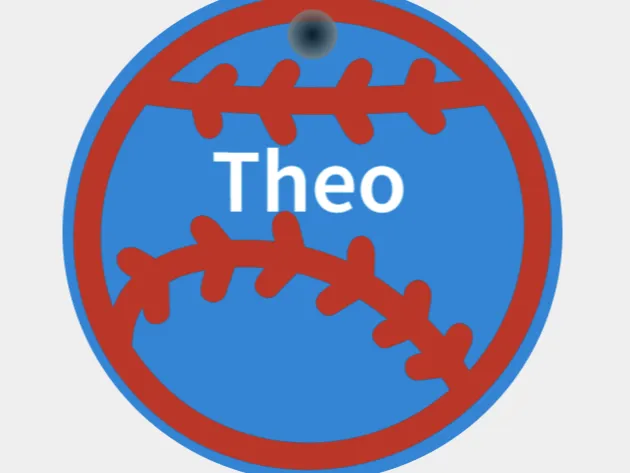 Theo Baseball Tag