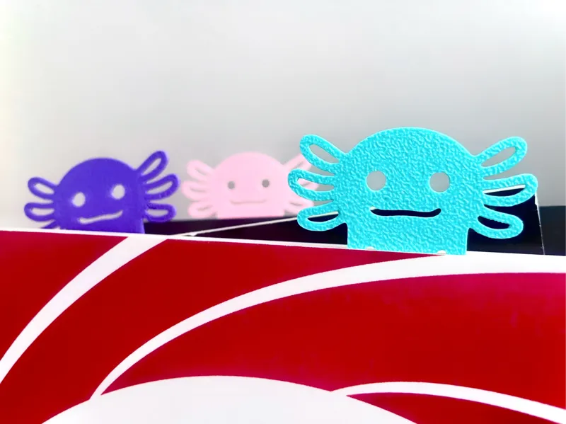 Axolotl Slip-On Bookmark