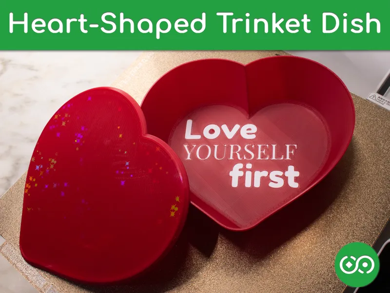 Heart-Shaped Trinket Dish