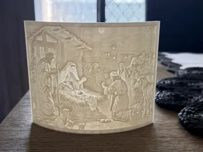 First Christmas Nativity Scene