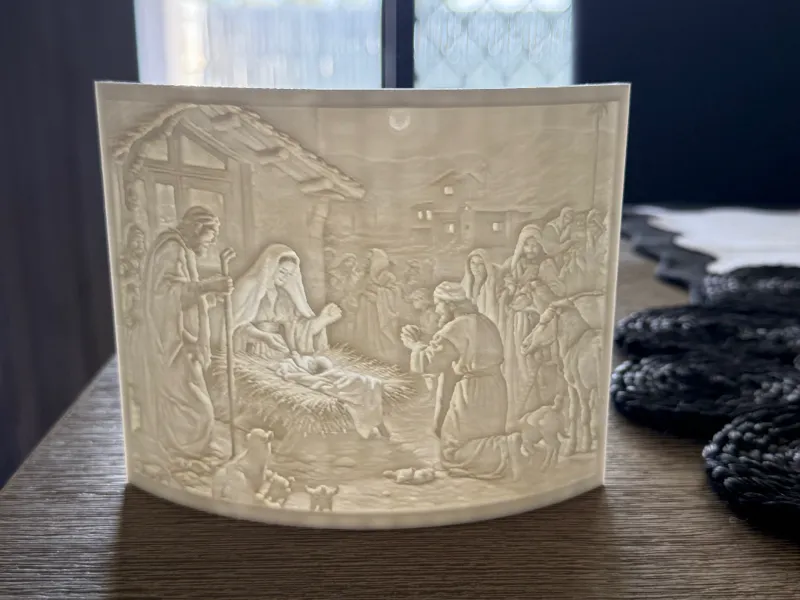 First Christmas Nativity Scene