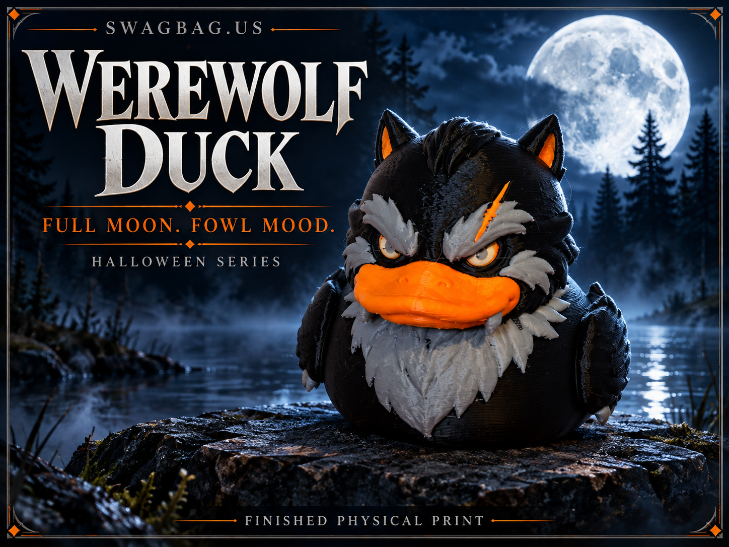 Werewolf Duck – Halloween Collectible 3D model