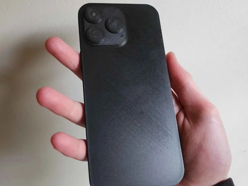 iPhone 16 Pro Max (lifesize scale) print in place