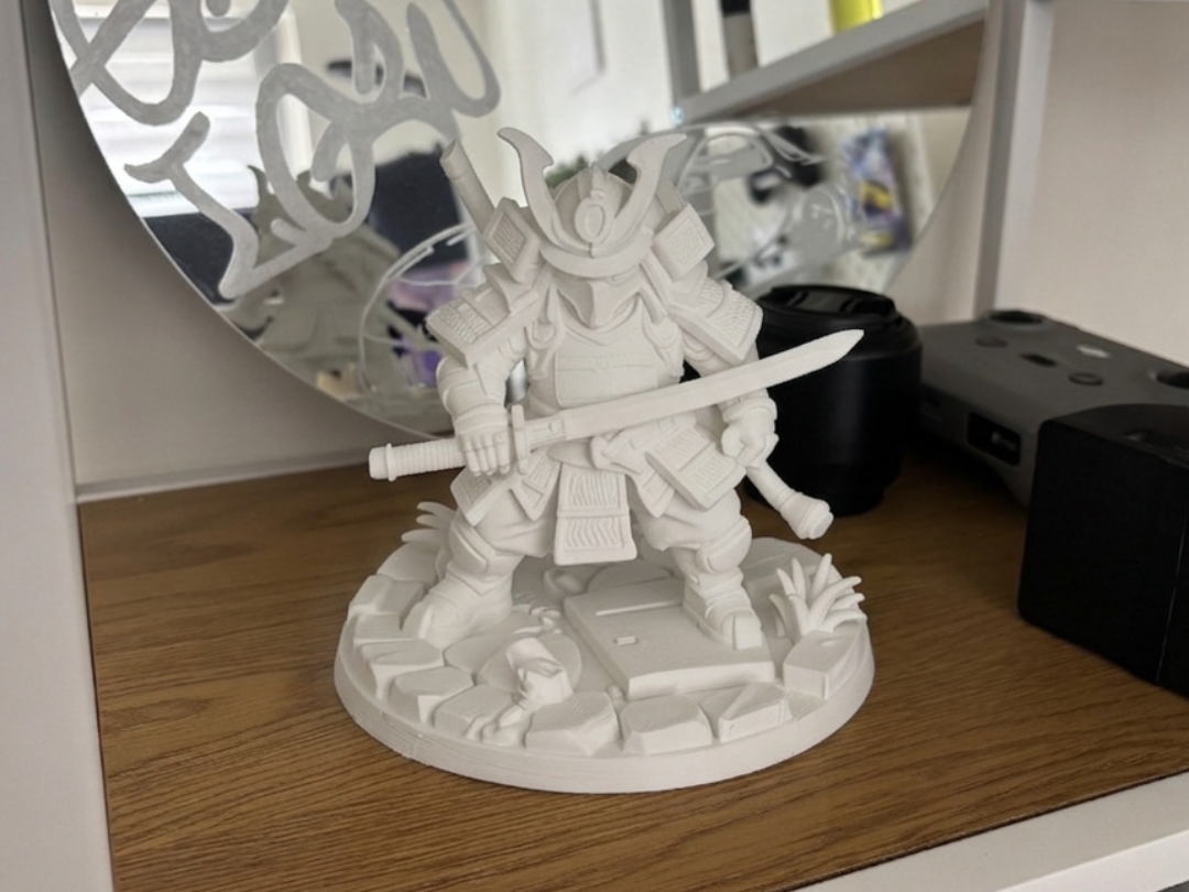 Chibi Armored Samurai | Epic Warrior Figurine
