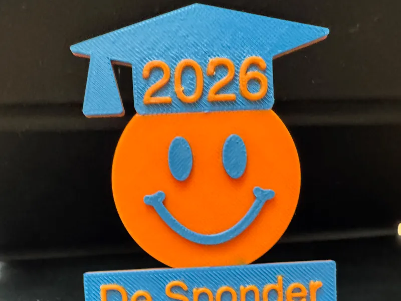 De Sponder Schoolverlater | Emoji Graduation stand