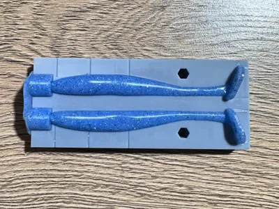 10, 11, 12cm - Soft Lure Mold - DIY Fishing Bait