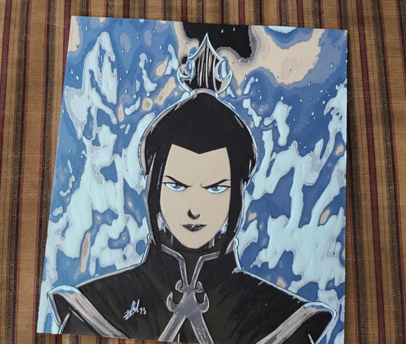 Azula from Avatar the Last Air Bender Anime Art