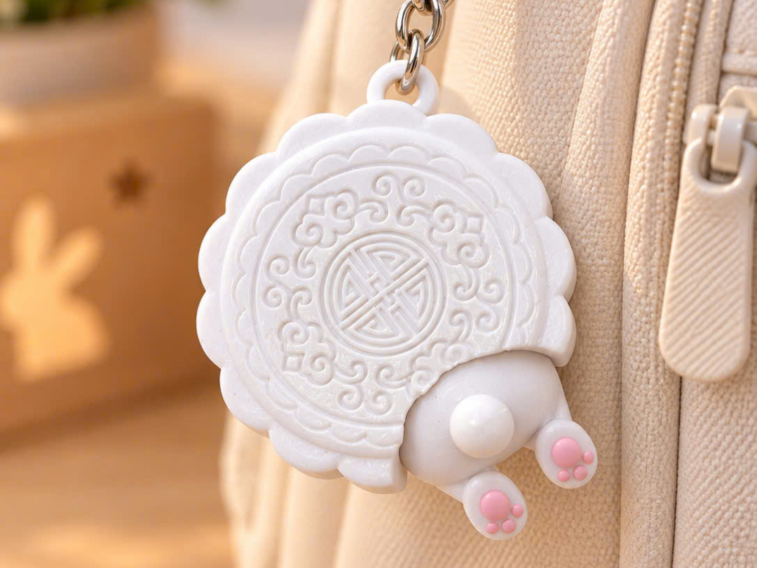 Mooncake Bunny – Pull Back Toy - 1