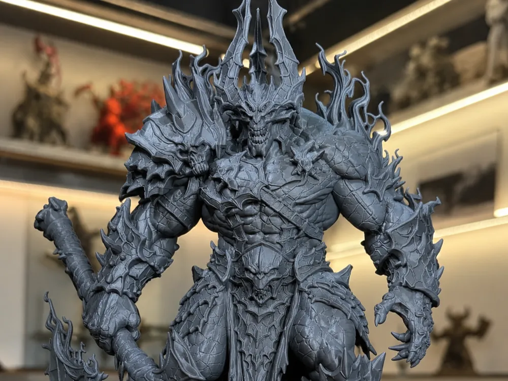 Modelo para impresión 3D: Demon warlord. Referencia del modelo original.