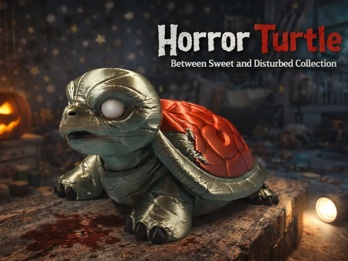 Horror Turtle — Between Sweet and Disturbed - Free 3D Print Model ...