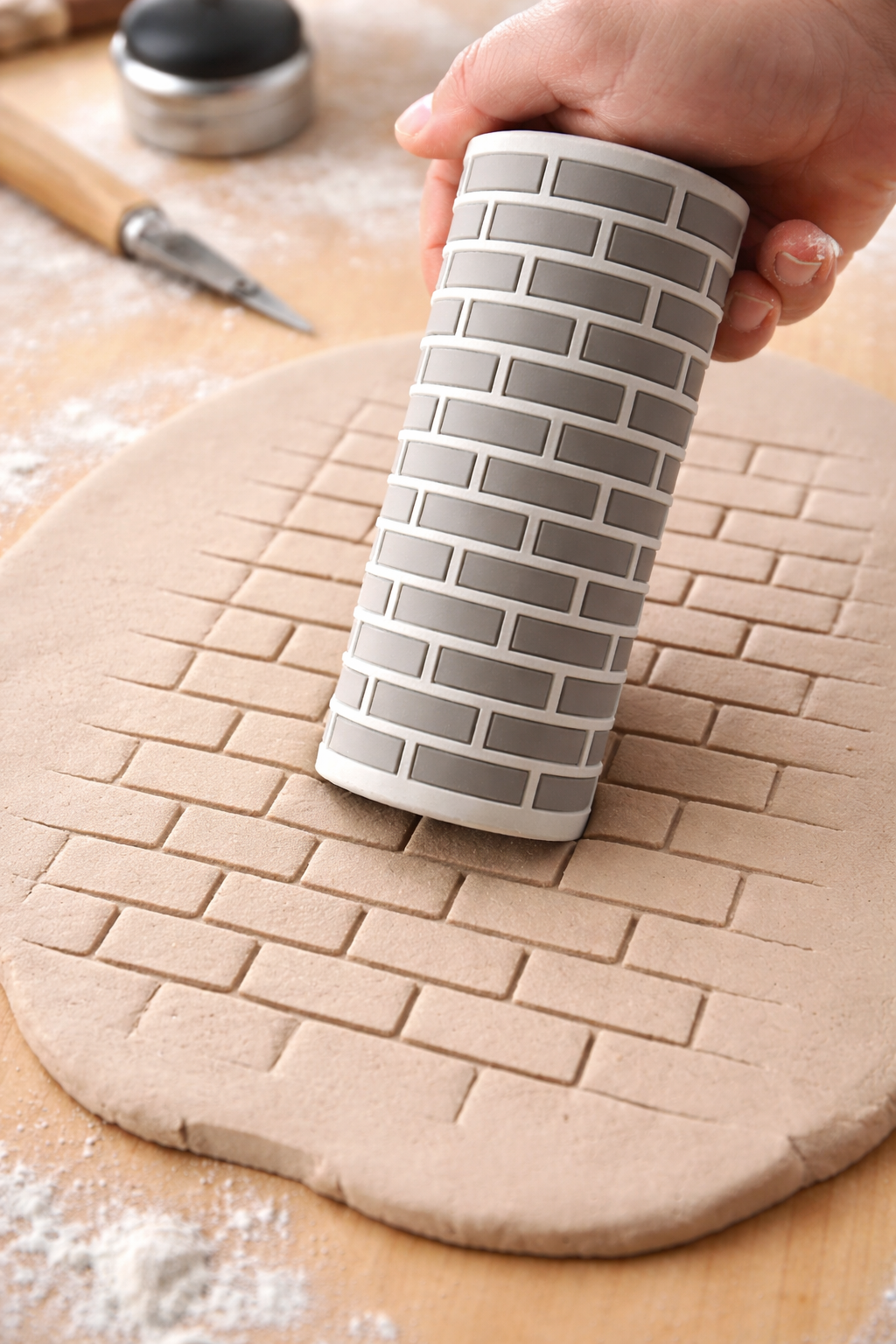 Miniatura 3 do modelo 3D Textured Clay Roller - Multiple Options
