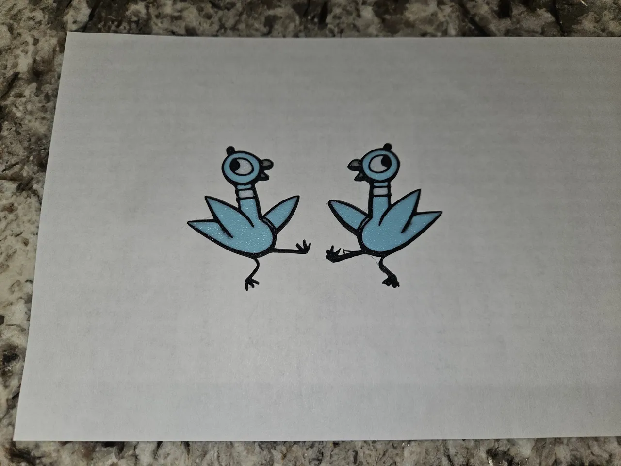 earrings.DadsHobbies.Pigeon view 2