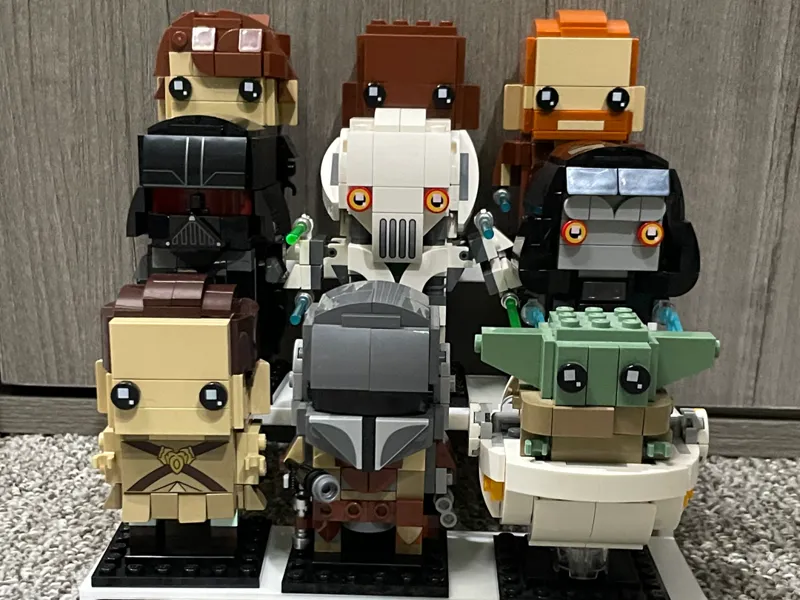 Brick Headz  display shelf (works with a1 mini) 