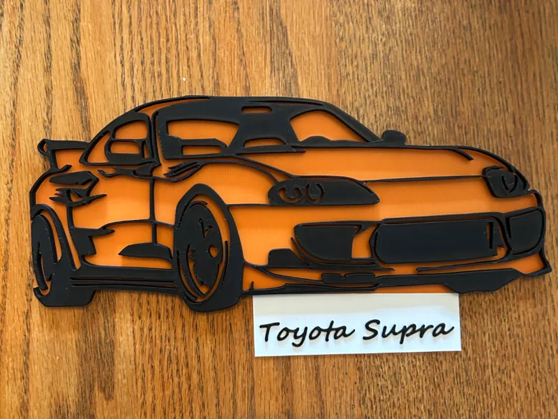 Toyota supra silouette