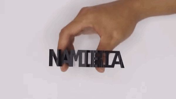 Namibian map text-flip