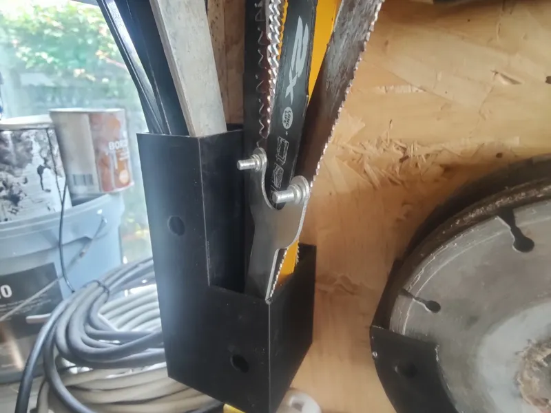 SAWZALL blade holder. 