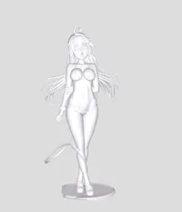 Figurine pin-up manga en tenue légère - version mise à jour — photo 2
