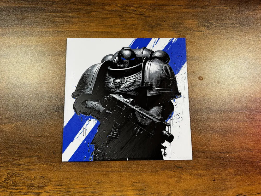 Space Marine – HueForge Print