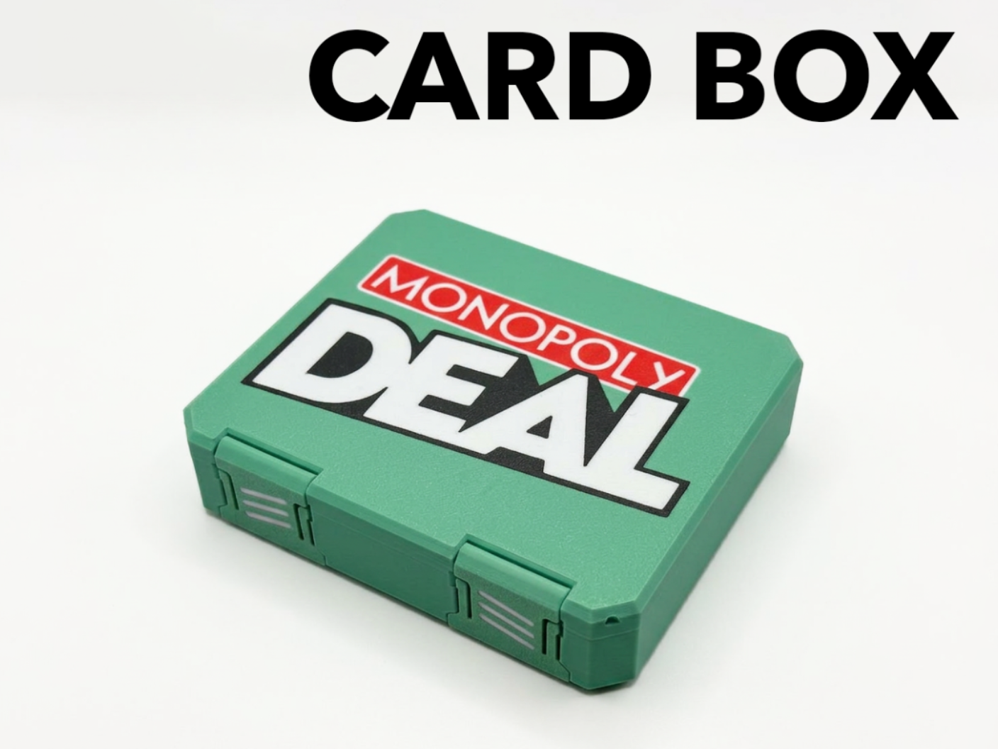 Monopoly Deal Card Box - Compact Travel Case