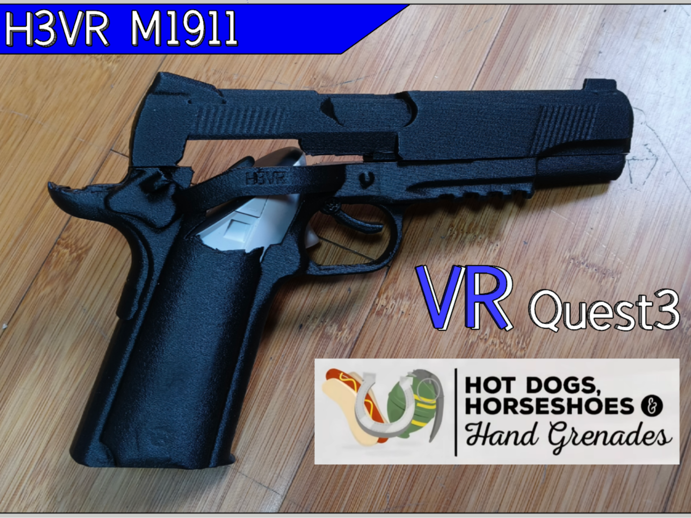 Quest3  H3VR  M1911外壳