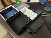 Bacs modulaires empilables pour tiroirs Ikea Alex — photo 1
