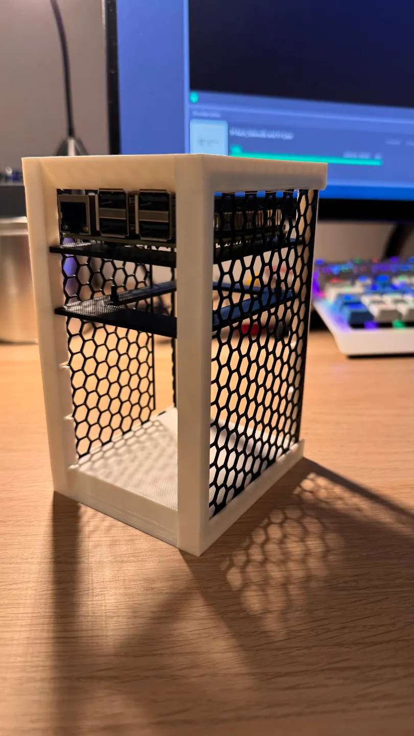 Raspberry Pi 5 Server Rack (5 QTY) by Darkkeyy MakerWorld: Download ...