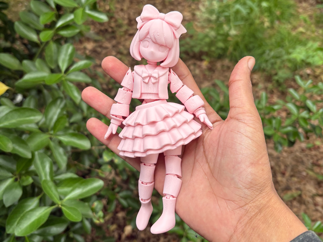 Articulated Anime Coquette Girl Doll Action Figure - 1
