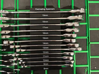 ToolPro Ratcheting Spanner Gridfinity Organiser