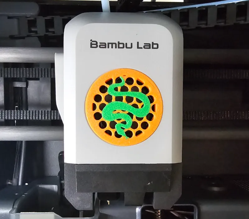 Snake fan cover for X1C - P1S - P1P