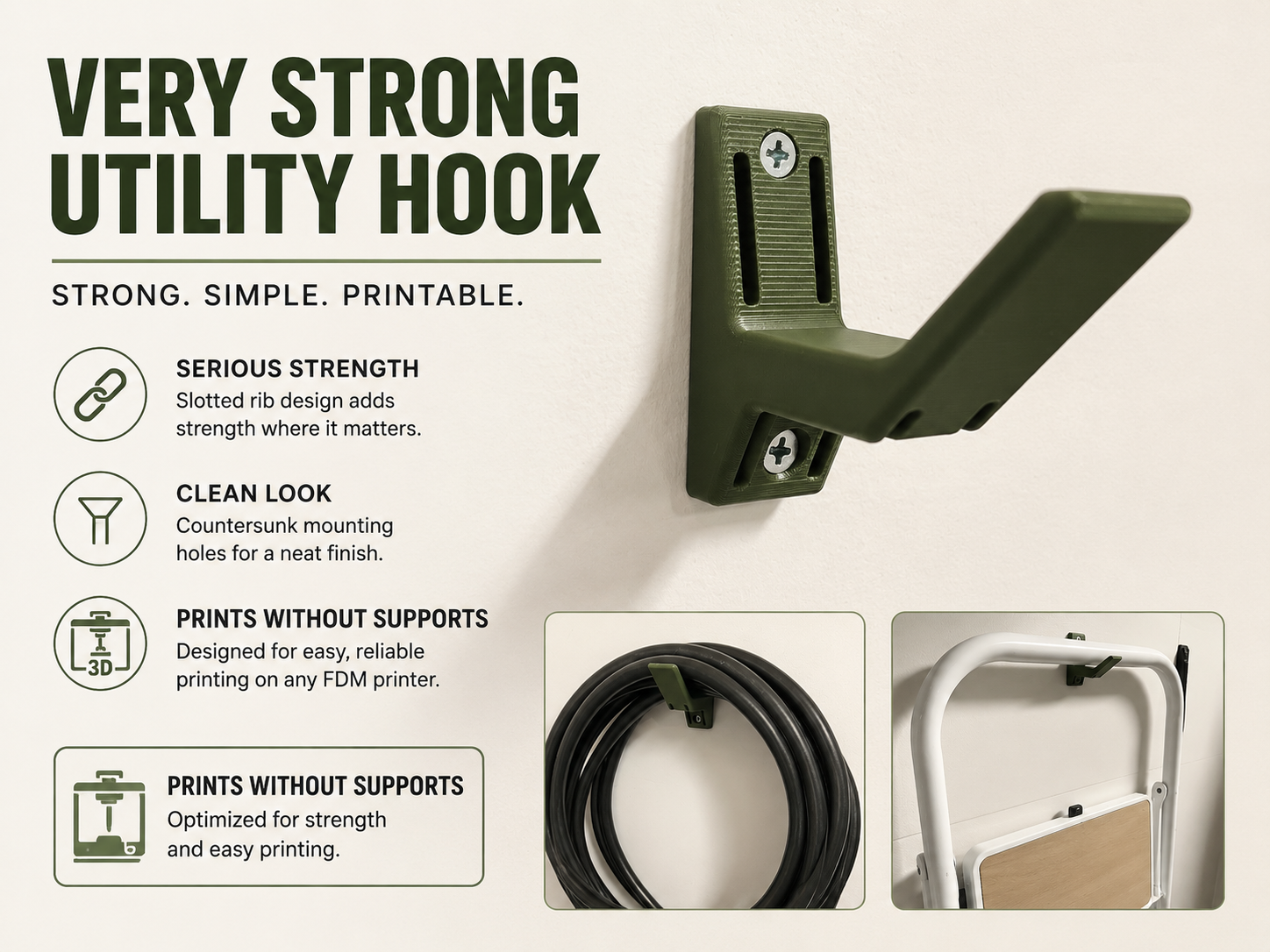 Miniatura 3 do modelo 3D Utility Hook