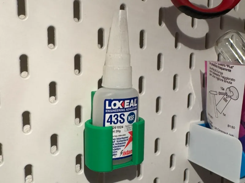 Universal Superglue Holder | IKEA Skadis