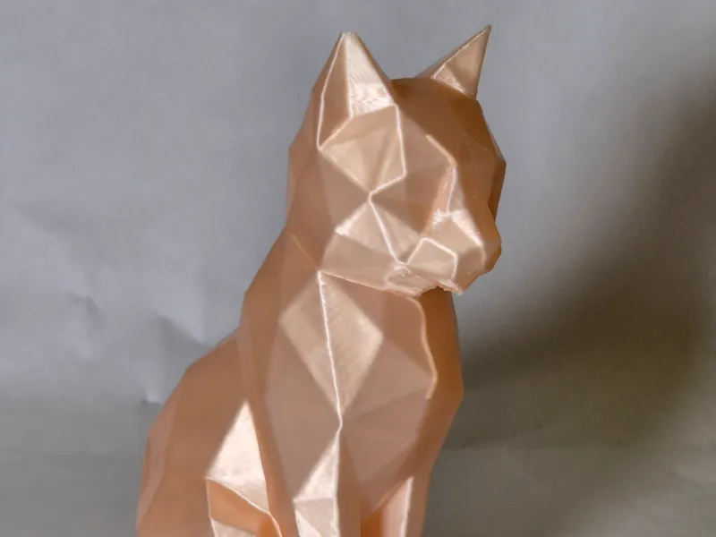 Cute sitting poly cat decoration