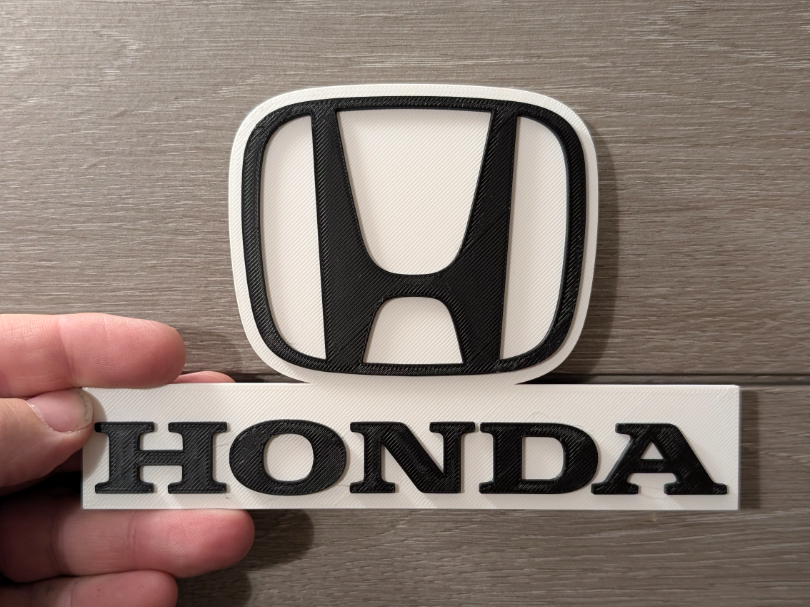 Honda logo sign plaque 2-sizes
