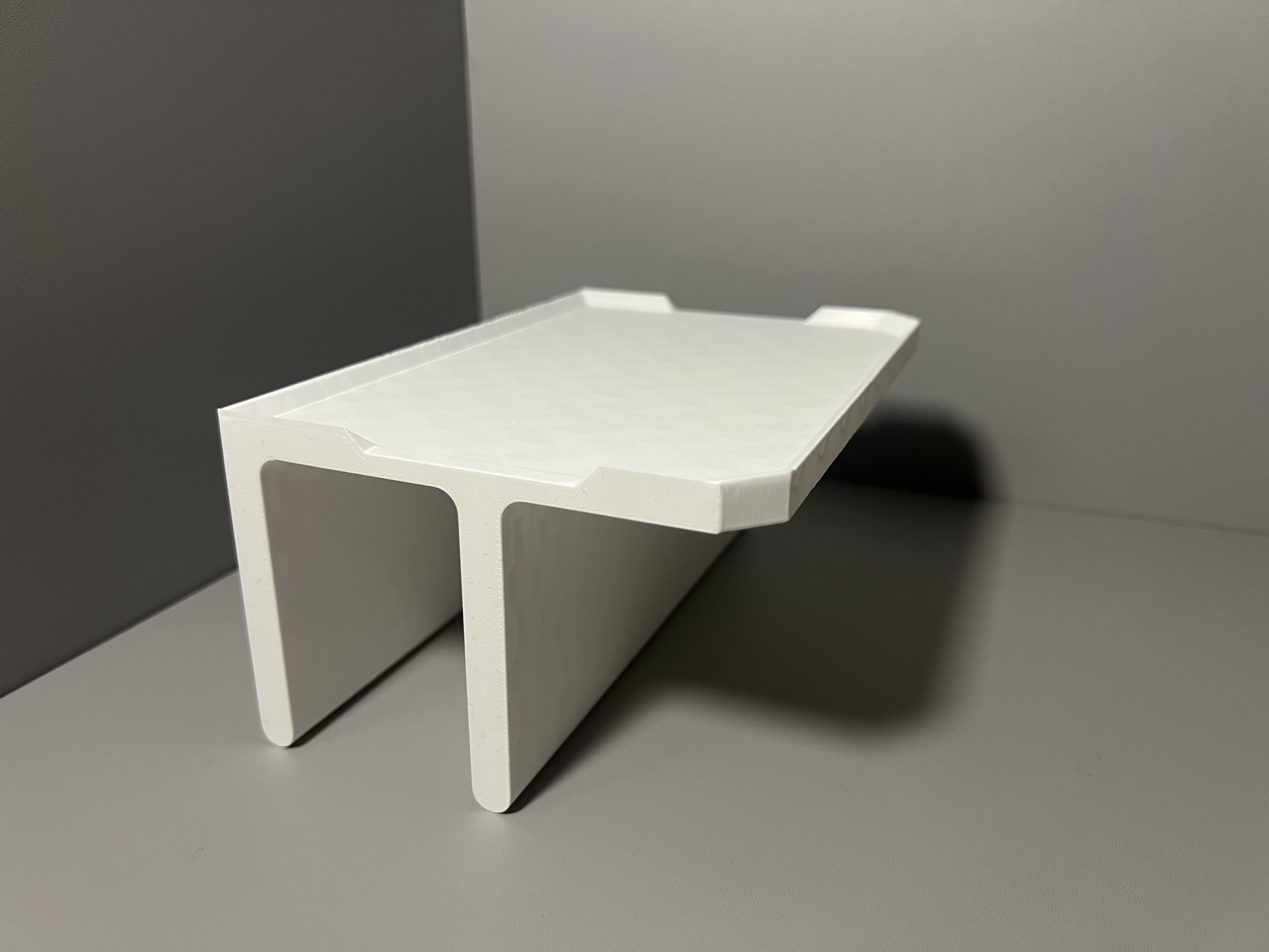 Clip-On Bedside Shelf for Phone & More - 1