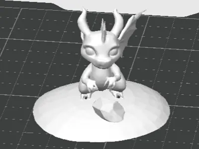 A cute dragon AI meh