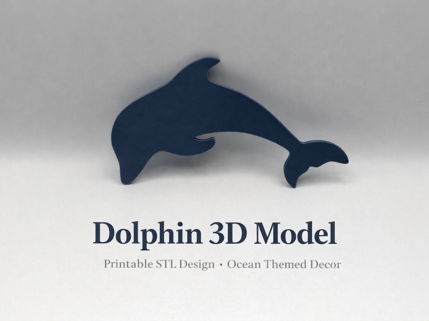 Dolphin Model – Ocean Inspired Wall Decor