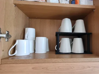 Cupboard Double Cup shelf